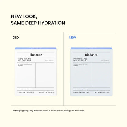 BIODANCE Hydro Cera-nol Real Deep Mask, Overnight Hydrogel Mask, Hydrating Facial Mask For Sensitive Skin, Redness Reducing & Quick Soothing Effect, Korean Skincare, Stocking Stuffers |1.19oz(34g) x 16ea