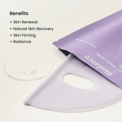 BIODANCE Rejuvenating Caviar PDRN Real Deep Mask, Overnight Hydrogel Mask, Skin Firming & Radiance Boost, Enhancing Recovery for All Skin Types, Korean Skincare, Stocking Stuffers |  1.19oz(34g) x 16ea